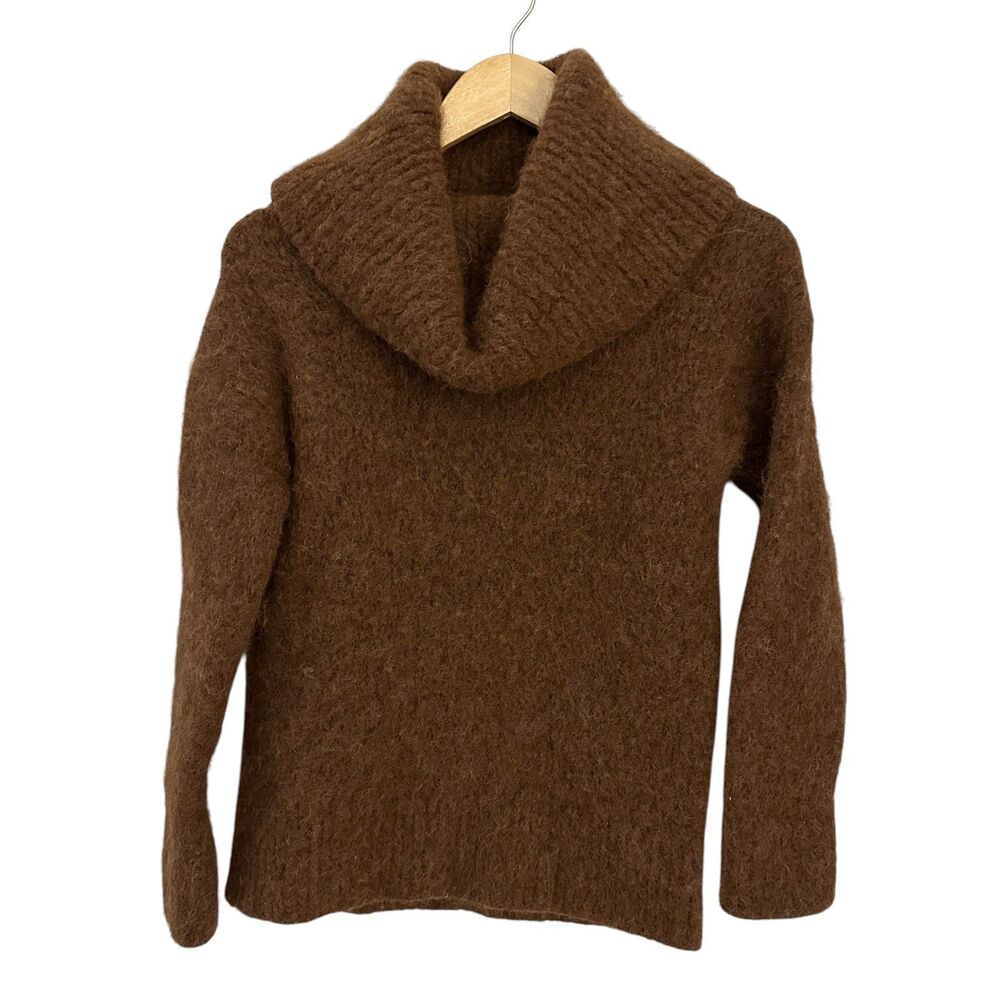 Banana Republic Brown Alpaca‎ Cowlneck Pullover Sweater Size S Petite